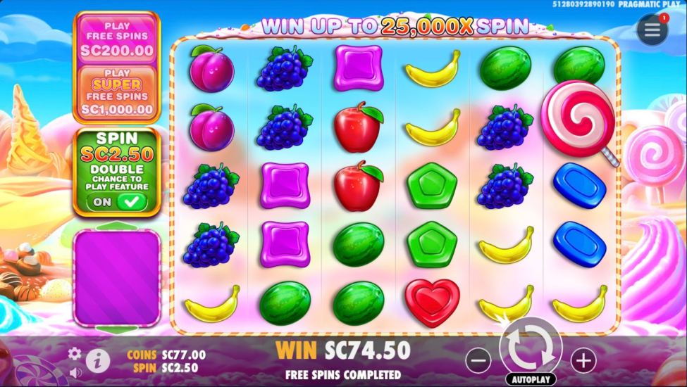 Sweet Bonanza 1000 Slot at Stake.us